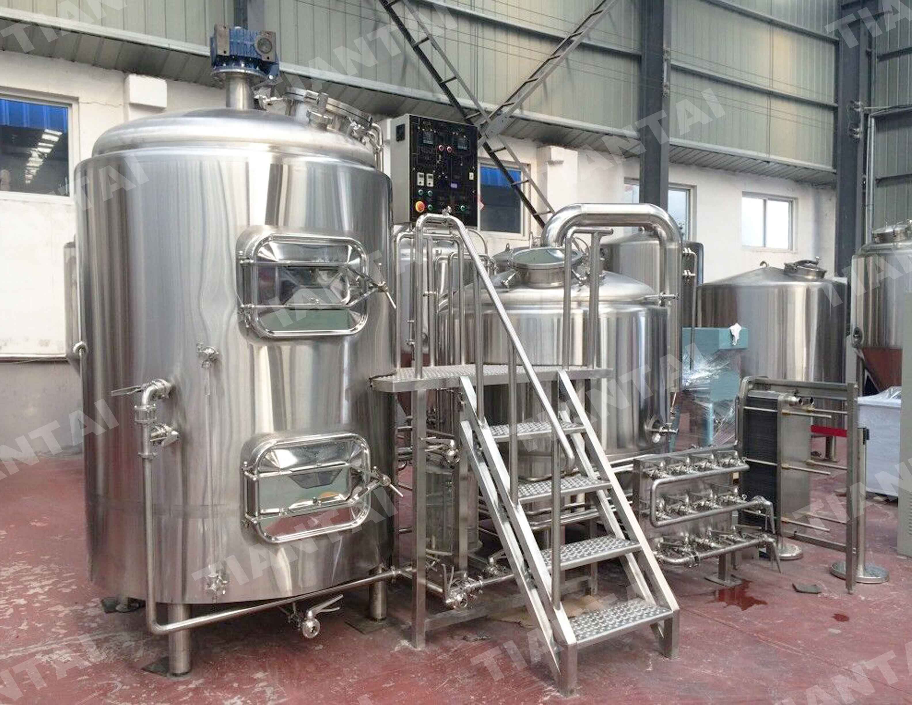1500L Two vessel beer brewing equipment